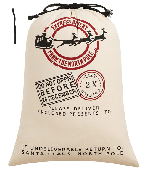Customizable Santa Sacks
