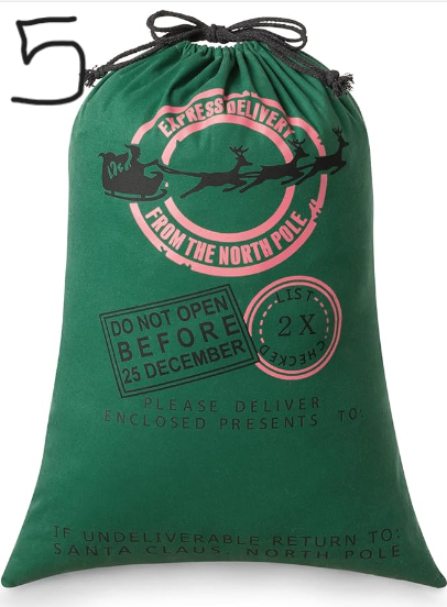 Customizable Santa Sacks