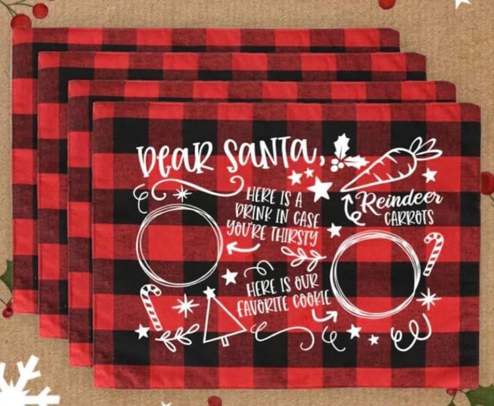 Santa placemats