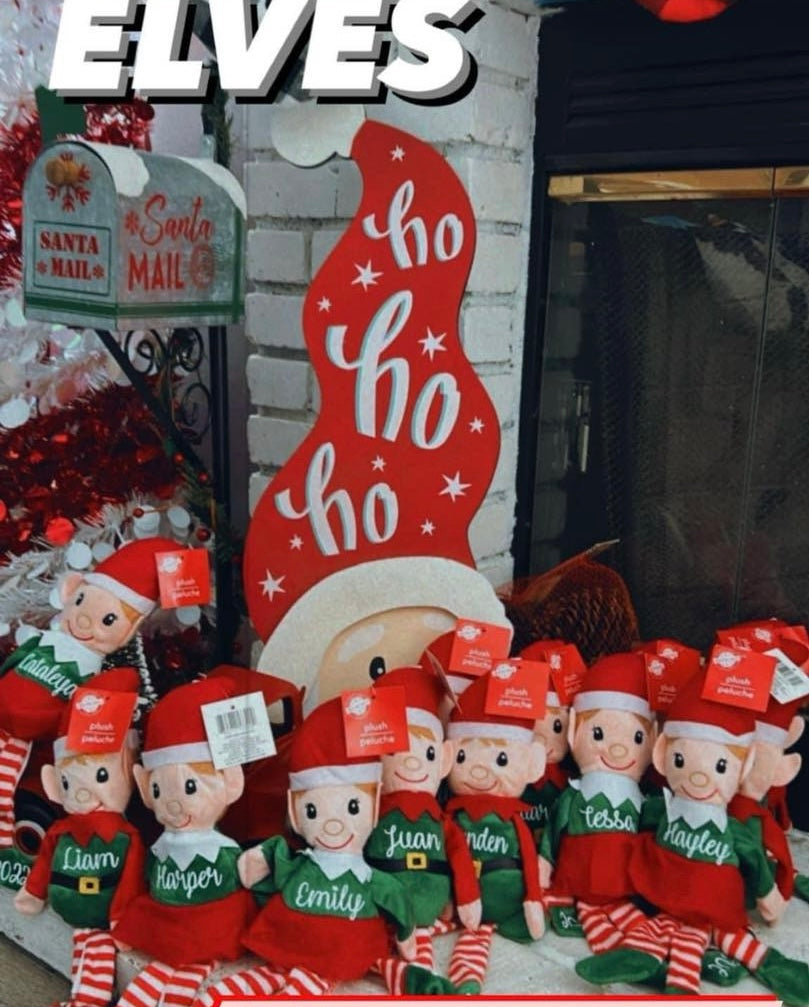 Elves with Kids Names and Year
