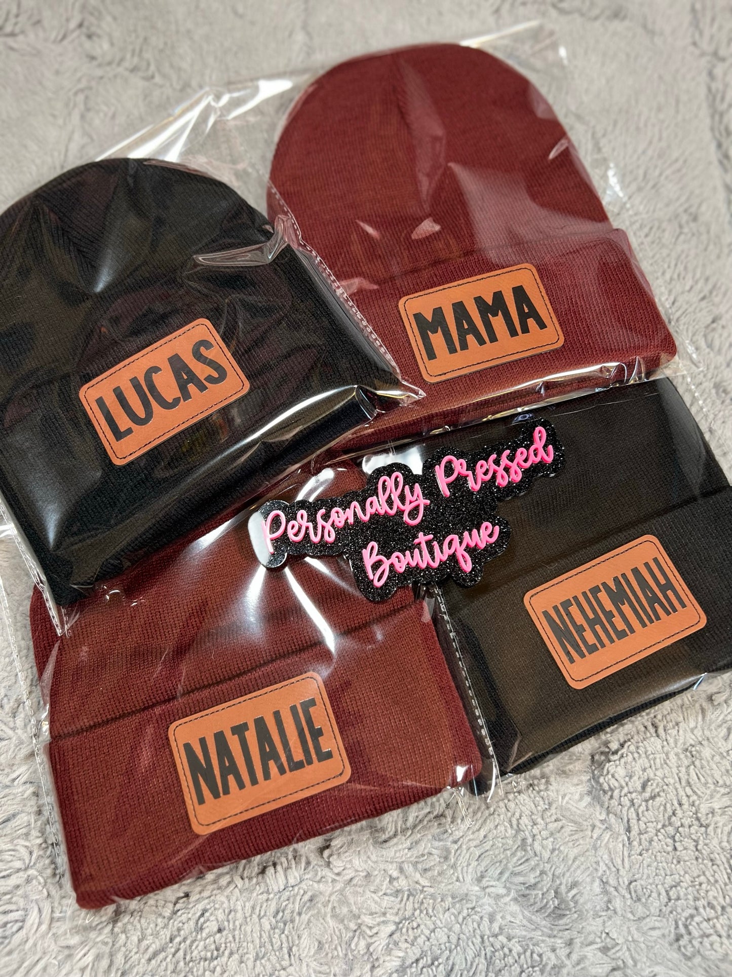 Name Beanies For Stockings