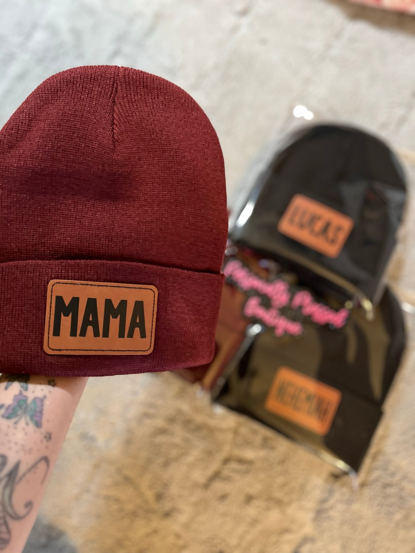 Name Beanies For Stockings