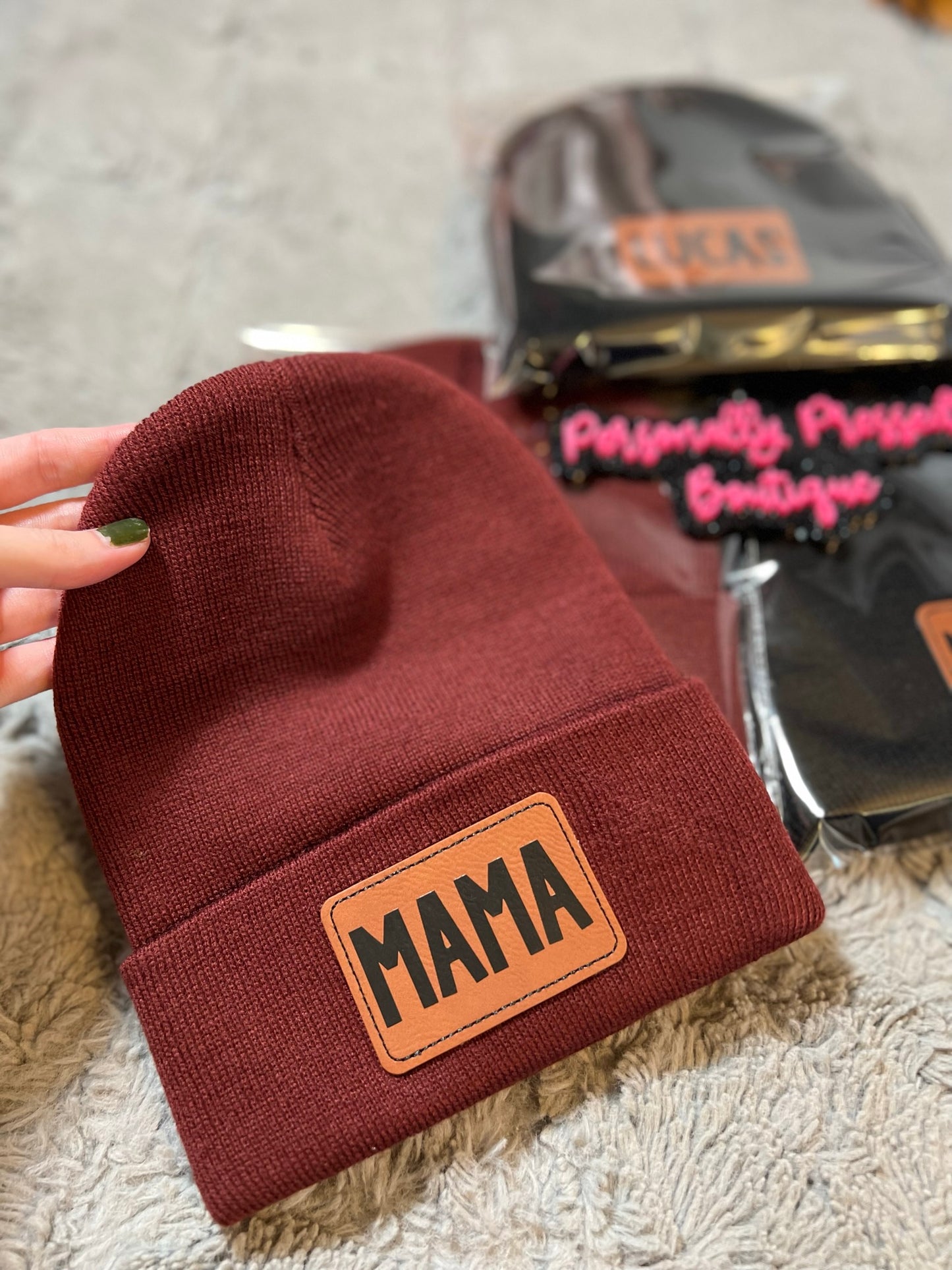 Name Beanies For Stockings
