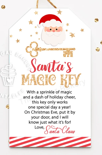 Santa's Magic Key for the homes without a chimney