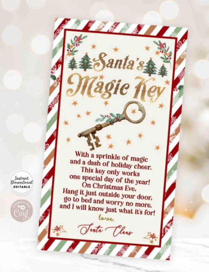 Santa's Magic Key for the homes without a chimney