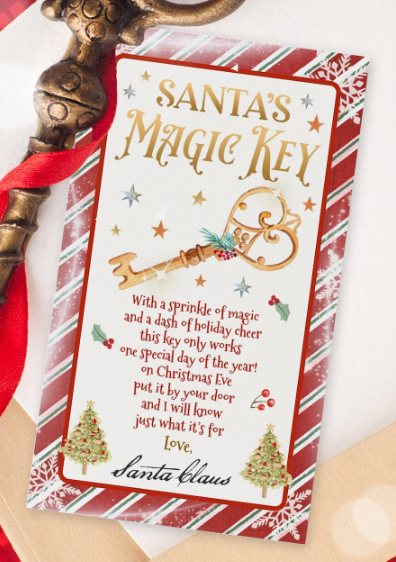 Santa's Magic Key for the homes without a chimney