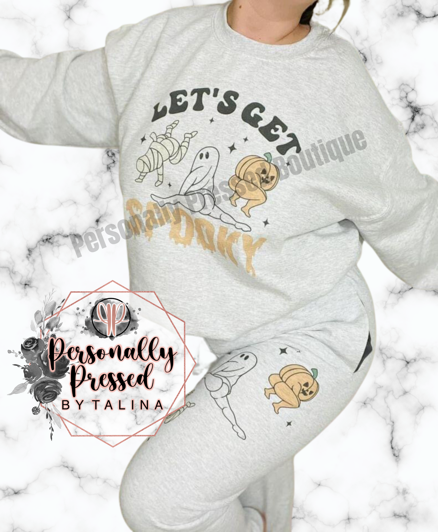 Let's Get Spooky Sweat Suit Set