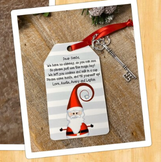 Santa's Magic Key for the homes without a chimney