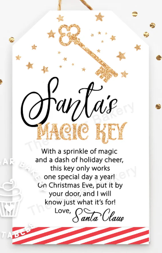 Santa's Magic Key for the homes without a chimney