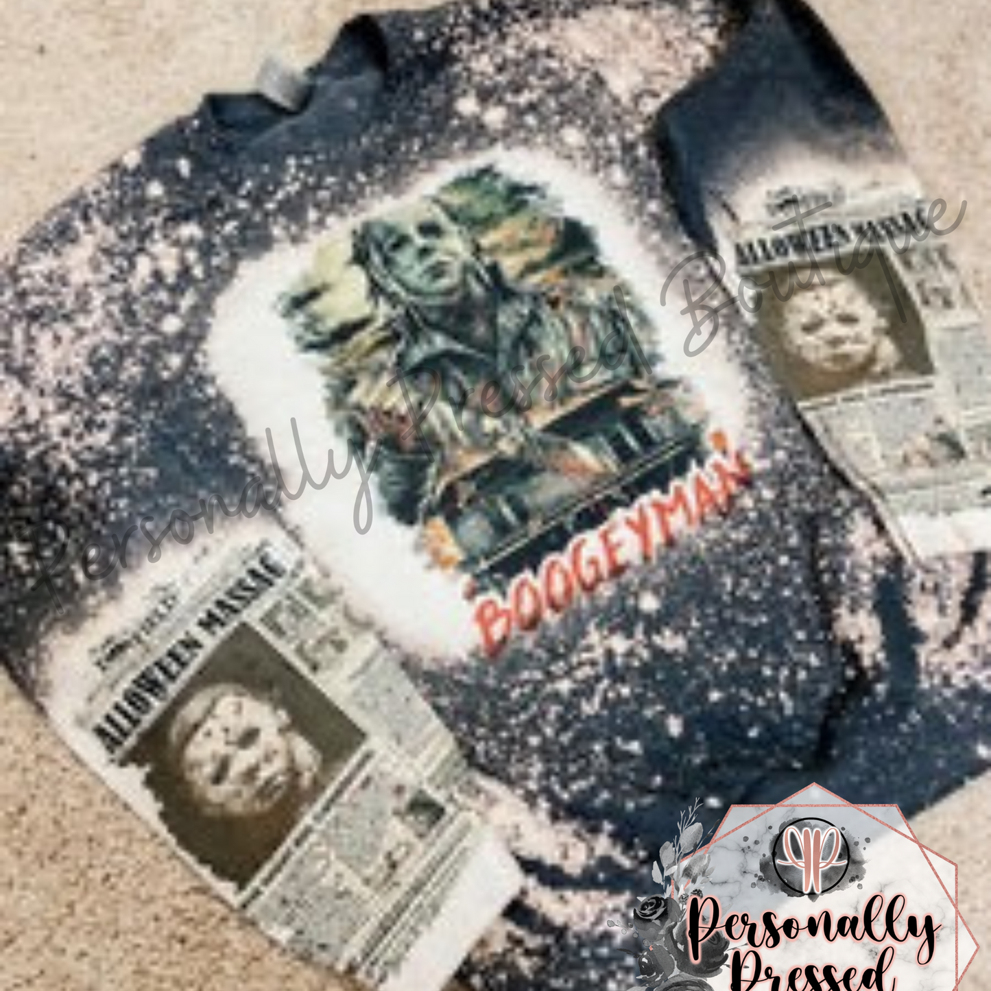 Myers Crew with Sleeve Design Crewneck