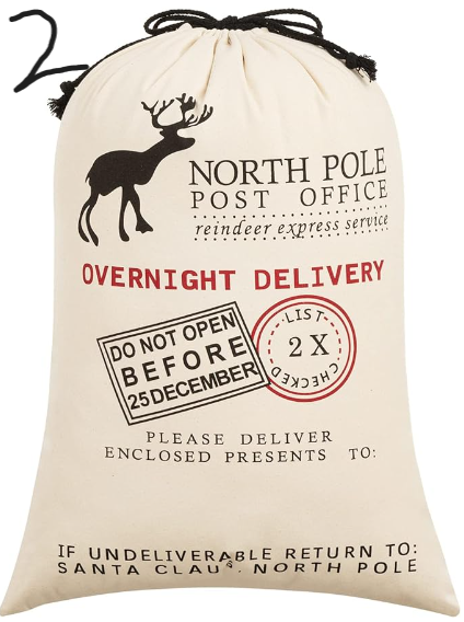 Customizable Santa Sacks