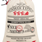 Customizable Santa Sacks